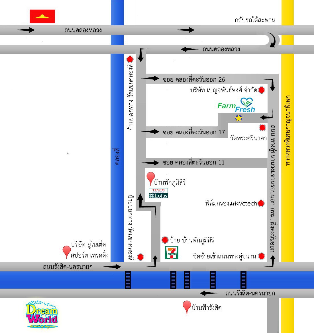 แผนที่ ที่ตั้ง บริษัท ฟาร์มเฟรช จำกัด